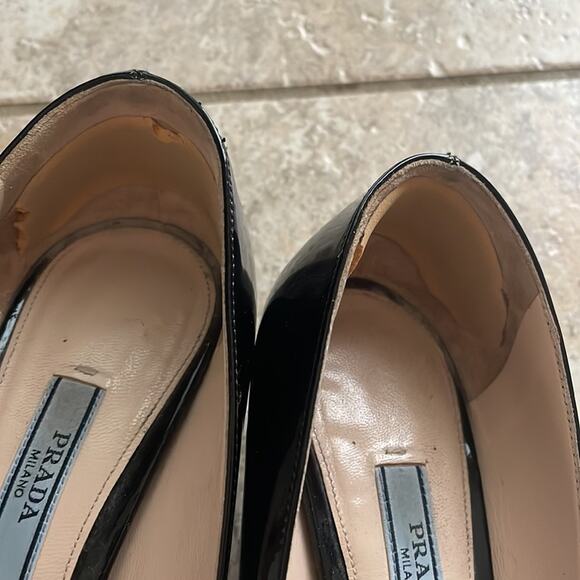 Prada Leopard Ombre Kitten-Heel Pump Honey - Picture 3 of 15